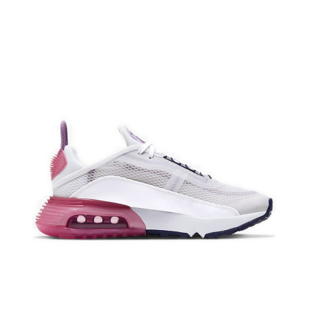 Nike Air Max 2090 Винтаж Низкие Кроссовки с воздушной подушкой для бега Повседневные Женские Белые Розовые