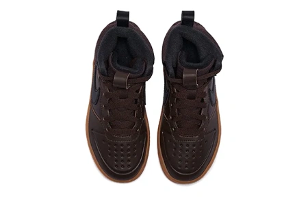 Nike Fly By Mid 2 MID 2 Boo Противоскользящий Амортизация Высокий Топ Детские Скейтбординги Темная Умбра