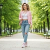 Nike Air Max 90 Легкий Низкий Топ Амортизирующие Беговые Кроссовки Женские Вишневый Цветок Розовый