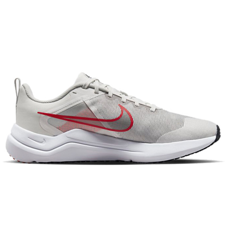 Nike Downshifter 12 Low Верхняя ткань Дышащая сетка Повседневные беговые кроссовки Мужские Серые
