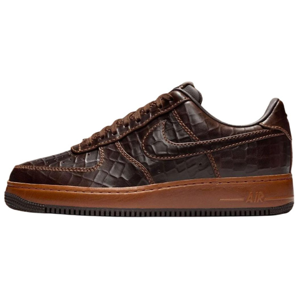 Nike Air Force 1 Low Топ Скейтборд Кроссовки Мужские Коричневые Черные