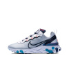 Nike React Element 55 Ткань Амортизация Баланс Низкий Верх Повседневные Беговые Кроссовки Женские Синие Серые