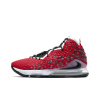 Nike Lebron 17 EP MID Топ Баскетбольные кроссовки для игры Мужской Красный черный Азиатская версия