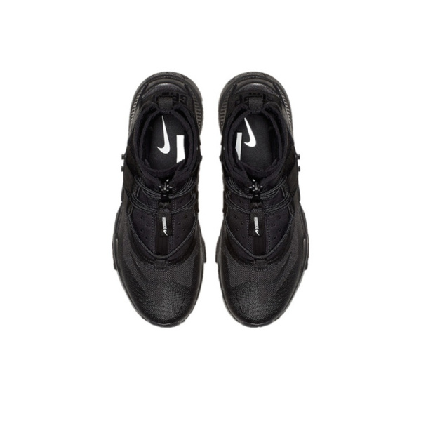 Nike Huarache Gripp противоскользящие устойчивые к истиранию высокие беговые кроссовки для женщин черные