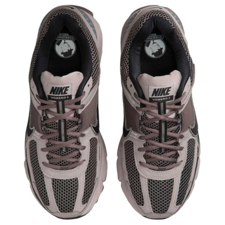 Nike Vomero 5 Сетка Противоскользящие Устойчивые к истиранию Низкие Кроссовки для бега Унисекс Серый Фиолетовый