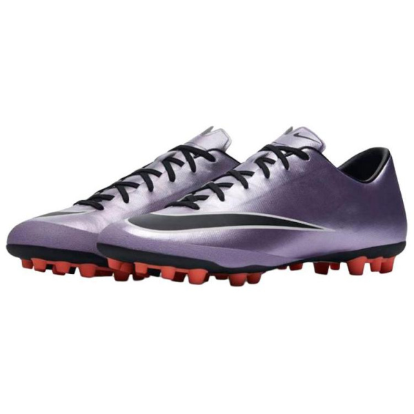 Nike JR MERCURIAL VICTORY V Удобные противоскользящие и устойчивые к истиранию футбольные бутсы для мужчин серебряные