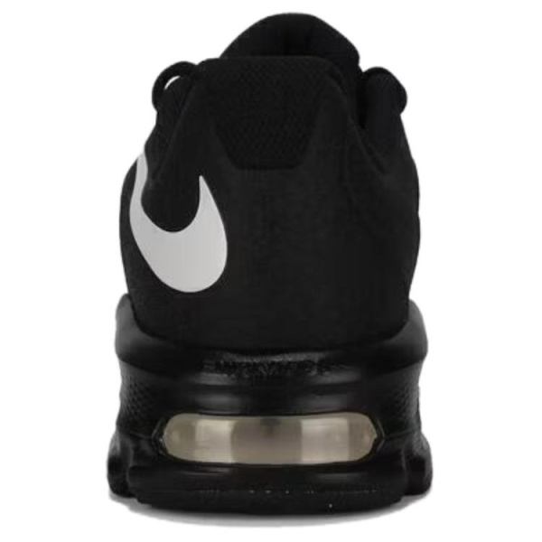 Nike Air Max Пламя Амортизация Дышащий Покрытие Беговые кроссовки Мужской Светло-серый Черный