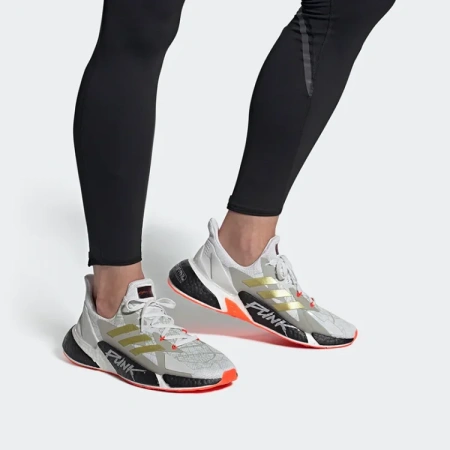 Cyberpunk 2077 x Adidas X9000l4 Винтаж Ткань Амортизация Дышащий Устойчивый к истиранию Низкий Топ Boost Повседневный