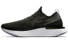 Nike Epic React Flyknit 1 Амортизация Поддержка Низкий Топ Беговые кроссовки Мужские Серый Черный Белый