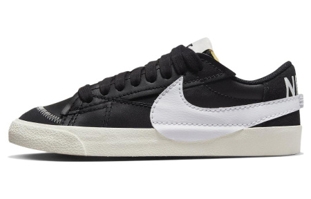 Nike Blazer '77 Jumbo Low Кроссовки для скейтбординга Женские Черно-белые