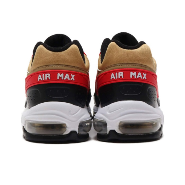 Nike Air Max 97 Легкий Низкий Топ Беговые Кроссовки Мужские Черный Красный Золото