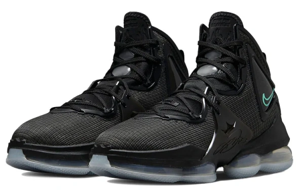 Nike Lebron 19 EP High Топ Баскетбольные кроссовки для игры Унисекс Черный Азиатская версия