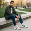 Stussy X Nike Air Huarache Удобный текстиль синтетическая кожа TPU