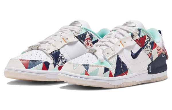 Nike Dunk Disrupt 2 Low Топ Скейтборд Кроссовки Женские Белый Синий Красный