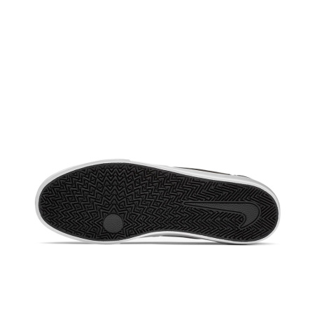 Nike SB Charge Холст Покрытие Противоскользящие Низкие Кроссовки для Скейтбординга Унисекс Черно-Белые