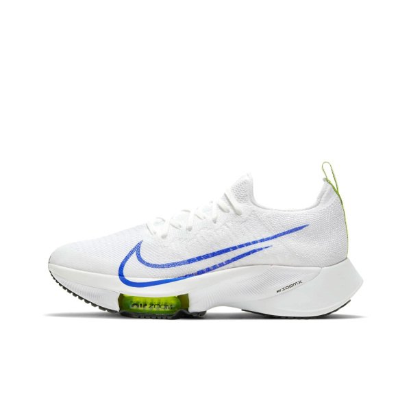 Nike Air Zoom Tempo Next% MID Топ Воздушная Подушка ТРЕНИРОВОЧНАЯ БЕЖА ЛАЙТНИНГ Обувь Мужская Белый Синий Зеленый