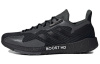 Adidas PulseBOOST Ткань Дышащая и Легкая Низкий Верх Повседневные Беговые Кроссовки Унисекс Черные