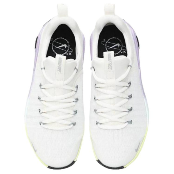 Nike Free Metcon 6 Устойчивые к истиранию низкие беговые кроссовки для женщин белые и фиолетовые