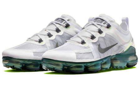 Nike VaporMax 2019 Low Повседневные беговые кроссовки Унисекс Серый Белый
