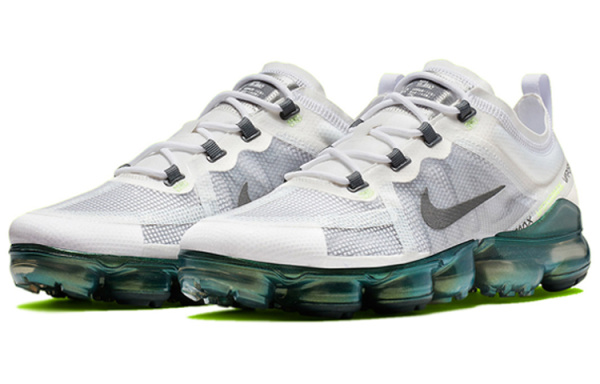 Nike VaporMax 2019 Low Повседневные беговые кроссовки Унисекс Серый Белый
