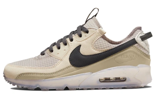 Nike Air Max 90 Low Топ Амортизирующие Повседневные Беговые Кроссовки Унисекс Хаки Перерабатываемый Материал