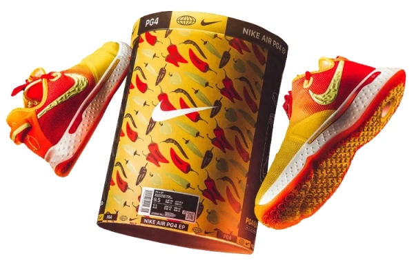 Nike PG 4 EP Амортизация Противоскользящие Устойчивые к истиранию Ударопрочные Низкие Баскетбольные кроссовки Унисекс