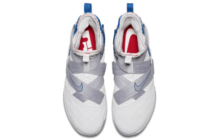 Nike Zoom Soldier 12 Provence 'Фиолетовый' Амортизация Противоскользящее покрытие Легкий MID Баскетбольные кроссовки