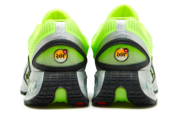 Nike Air Max DN Ткань Амортизация Износостойкий Низкий Топ Повседневная Обувь Мужская Ярко-Зеленая