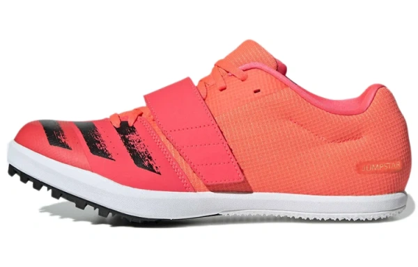 Adidas JUMPSTAR Амортизация Устойчивость к истиранию Низкий верх Тренировочная беговая обувь Мужская Оранжевый Красный