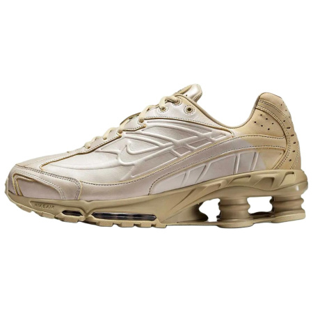 Nike Shox Ride 2 Устойчивые к истиранию низкие беговые кроссовки Мужские Серебряные Коричневые
