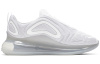 Nike Air MAX 720 Сетчатая ткань Низкий топ Повседневная обувь Женская Чисто белый