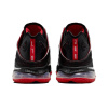 Nike Lebron 19 Удобные Круглые Палцы Низкие Баскетбольные Кроссовки для Игры Мужские Черно-Белые-Красные