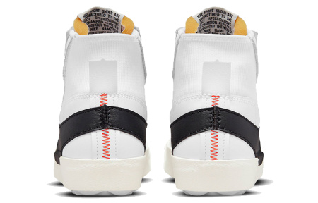 Nike Blazer Вельвет MID Скейтборд Кроссовки Унисекс Белый Черный