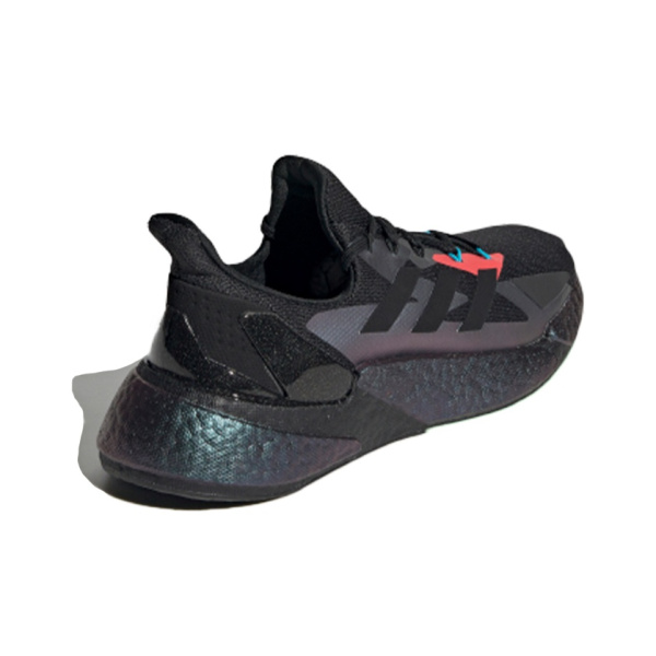 Adidas X9000l4 Круглый носок Сетчатая ткань Низкие кроссовки для бега Унисекс Черный Красный Зеленый