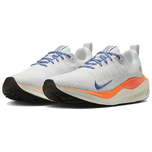 Nike InfinityRN Водонепроницаемые низкие повседневные беговые кроссовки для женщин белые оранжевые синие