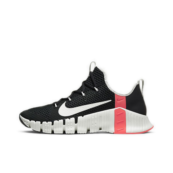 Nike Metcon 3 Бесплатно Амортизаторы Устойчивые к истиранию Низкий Топ Кроссовки для тренировок Мужской Черный Белый Красный