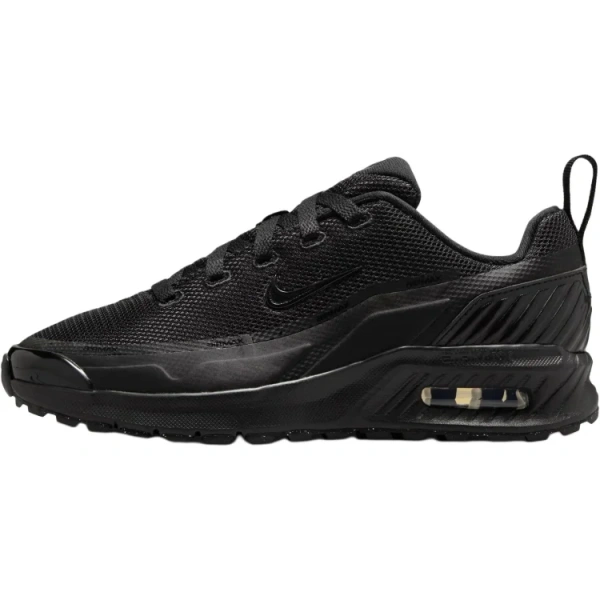 Nike Air Max BIA Амортизация Отскок Дышащие Низкие Кеды для Детей Лайфстайл Черные Унисекс