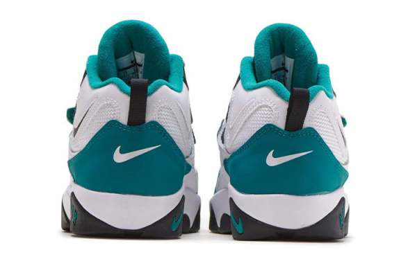 Nike Air Max Speed Turf MID Топ Винтажные Баскетбольные Кроссовки GS Черный Белый Зеленый