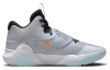 Nike KD Trey 5 X Low Топ Баскетбольные кроссовки для игры Мужской Серый Зеленый Азиатская версия
