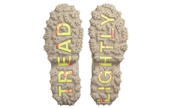 Off Белый X Nike Air Terra Forma Мода Высокие Кеды Уличная Обувь Мужская Экрю