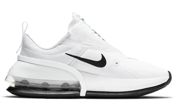 Nike Air Max Up Ткань Низкий Верх Тренажерная Беговая Обувь Женская Белый Черный
