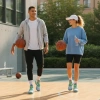 Nike Lebron 19 High Топ Баскетбольные кроссовки для игры Унисекс Серый Синий Азиатская версия