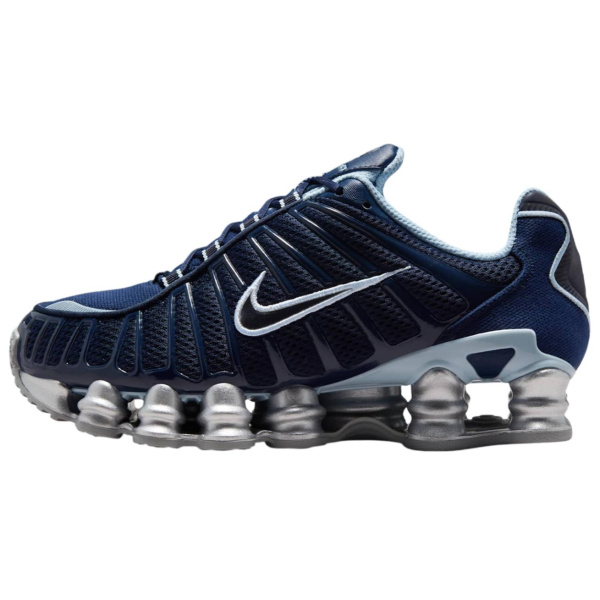 Nike Shox TL Series Low Топ Повседневная Беговая обувь для длинных дистанций Спринт Беговая обувь Женская Синяя