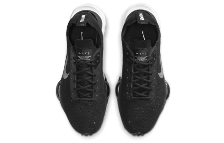 Nike Air Zoom Тип Ткань Амортизация Противоскользящий Низкий Топ Повседневная Обувь Женская Черный Белый