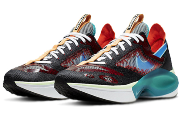 Nike D MS X Ткань Низкие Кроссовки для Тренировок и Беговых Унисекс Черные Красные