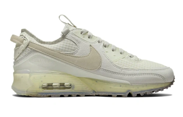Nike Air Max 90 противоскользящие устойчивые к истиранию дышащие низкие кроссовки Airma для бега женские бежевые