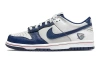 NBA x Nike Dunk EMB 'Brooklyn Nets' Брук Лин 75-я годовщина Кожа Устойчивая к абразию Низкий топ