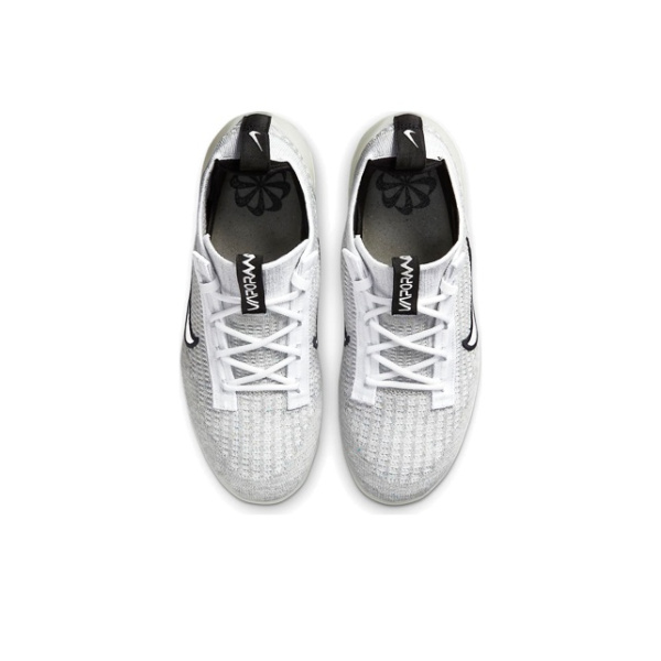 Nike Air Vapormax Ткань Низкие Кроссовки для Бега и Марафонов Женские Серый Белый
