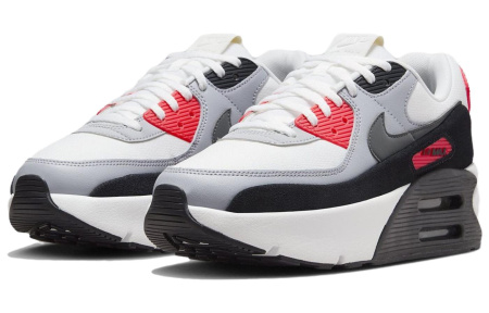Nike Air Max 90 LV8 Low Топ Повседневная обувь Женская Белый Черный Красный