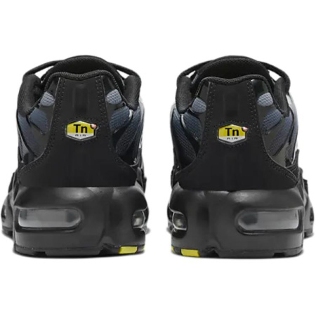 Nike Air Max Plus Удобные Устойчивые к истиранию Низкие Кроссовки для Беговых Занятий Детские Черные Серые Унисекс
